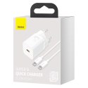 Baseus BASEUS ŁADOWARKA SIECIOWA Z KABLEM TZCCSUP-L02 1C