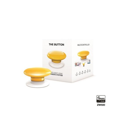 FIBARO FIBARO Przycisk The Button FGPB-101-4 ZW5 (Bluetooth, Z-Wave; kolor żółty) FIBARO FIBARO Przycisk The Button FGPB-101-4 ZW5 (Bluetooth, Z-Wave; kolor żółty)