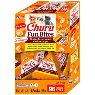 INABA INABA CAT FUN BITES CHICKEN RECPIE przysmak dla kota 8x12g (96g)