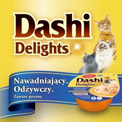 INABA INABA Dashi Delights Kurczak Tuńczyk - Przysmak dla kotów - 70g INABA INABA Dashi Delights Kurczak Tuńczyk - Przysmak dla kotów - 70g