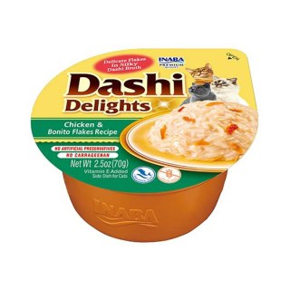 INABA INABA Dashi Delights Kurczak i płatki Bonito - Przysmak dla kotów - 70g