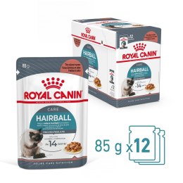 Royal Canin ROYAL CANIN FCN Hairball Care w sosie - mokra karma dla kota dorosłego - 12x85g