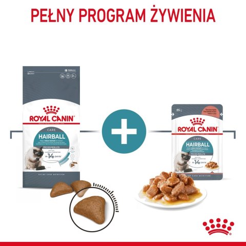 Royal Canin ROYAL CANIN FCN Hairball Care w sosie - mokra karma dla kota dorosłego - 12x85g Royal Canin ROYAL CANIN FCN Hairball Care w sosie - mokra karma dla kota dorosłego - 12x85g