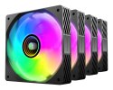 TACENS TACENS MARS MF-SI4KIT FANS 120 ARGB x4 BK- wentylatory+hub+pilot (TACMARS-MFSI4KIT)