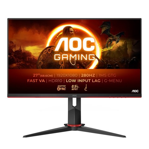 AOC MONITOR AOC LED 27" 27G2ZN3/BK 280Hz AOC MONITOR AOC LED 27" 27G2ZN3/BK 280Hz