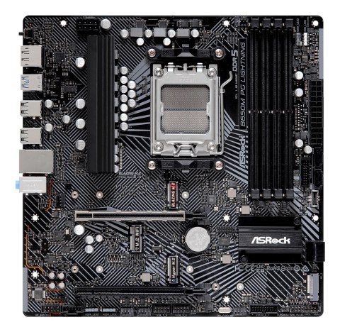 Asrock Płyta główna Asrock B650M PG LIGHTNING Asrock Płyta główna Asrock B650M PG LIGHTNING
