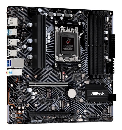 Asrock Płyta główna Asrock B650M PG LIGHTNING Asrock Płyta główna Asrock B650M PG LIGHTNING