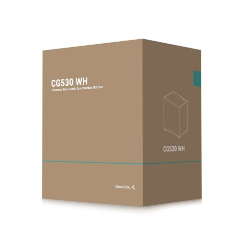 DEEPCOOL Obudowa DeepCool CG530 biala DEEPCOOL Obudowa DeepCool CG530 biala