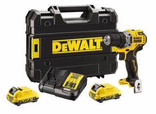 DeWalt Wiertarko-wkrętarka 12V 57/25Nm 2x2 DCD701D2 DEWALT