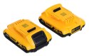 DeWalt Wkrętarka udarowa 18V 2x2.0ah+ład DCD709D2T DEWALT