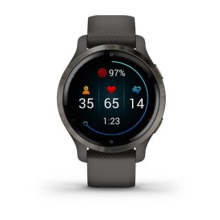 Garmin Zegarek sportowy Garmin Venu 2S AMOLED 40mm Grafitowy