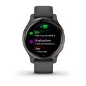 Garmin Zegarek sportowy Garmin Venu 2S AMOLED 40mm Grafitowy