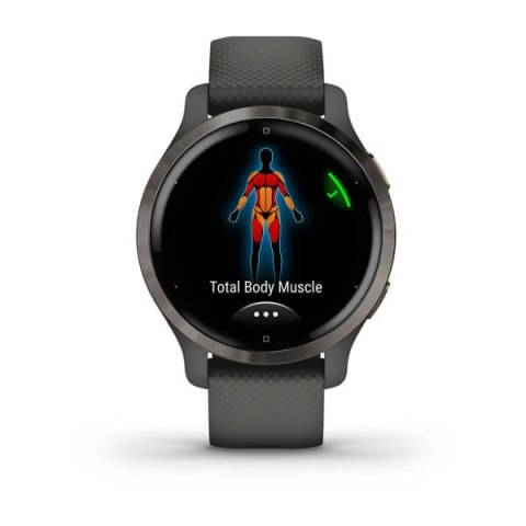 Garmin Zegarek sportowy Garmin Venu 2S AMOLED 40mm Grafitowy Garmin Zegarek sportowy Garmin Venu 2S AMOLED 40mm Grafitowy