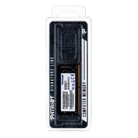 Patriot Memory PATRIOT SO-DIMM DDR4 8GB 3200MHz Rank1 Patriot Memory PATRIOT SO-DIMM DDR4 8GB 3200MHz Rank1