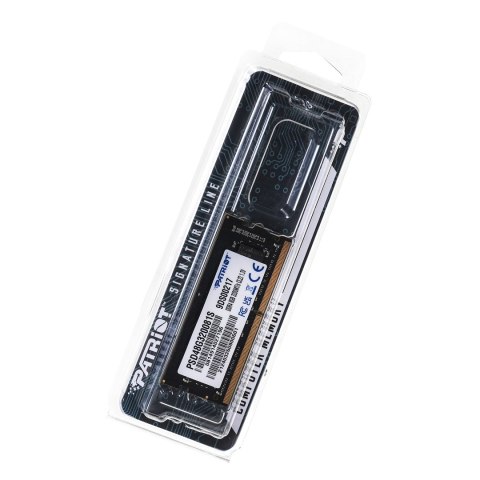 Patriot Memory PATRIOT SO-DIMM DDR4 8GB 3200MHz Rank1 Patriot Memory PATRIOT SO-DIMM DDR4 8GB 3200MHz Rank1