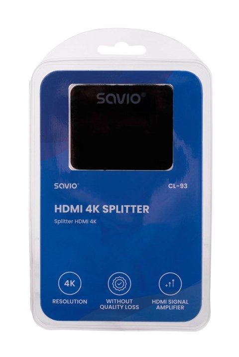 SAVIO Splitter SAVIO CL-93 (HDMI, Micro USB; 2x HDMI) SAVIO Splitter SAVIO CL-93 (HDMI, Micro USB; 2x HDMI)