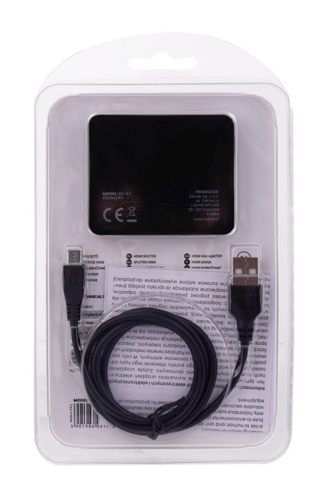 SAVIO Splitter SAVIO CL-93 (HDMI, Micro USB; 2x HDMI) SAVIO Splitter SAVIO CL-93 (HDMI, Micro USB; 2x HDMI)