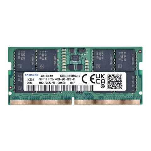 Samsung SemiConductor Samsung SO-DIMM 16GB DDR5 1Rx8 5600MHz PC5-44800 M425R2GA3PB0-CWM Samsung SemiConductor Samsung SO-DIMM 16GB DDR5 1Rx8 5600MHz PC5-44800 M425R2GA3PB0-CWM