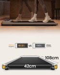 UREVO Bieżnia Urevo U1 Smart Walkingpad + Biurko regulowane elektrycznie TUCKANO czarny/orzech