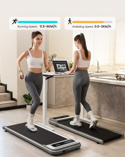 UREVO Bieżnia Urevo U1 Smart Walkingpad + Biurko regulowane elektrycznie TUCKANO czarny/orzech UREVO Bieżnia Urevo U1 Smart Walkingpad + Biurko regulowane elektrycznie TUCKANO czarny/orzech