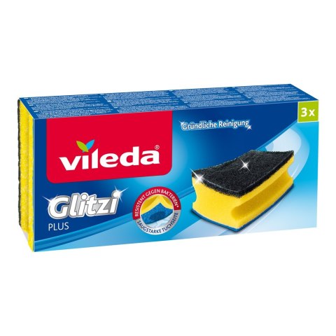 VILEDA Zmywak profilowany Vileda Glitzi Plus 3szt.