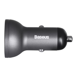 Baseus BASEUS ŁADOWARKA SAMOCHODOWA Z WYŚWIETLACZEM,2XUSB