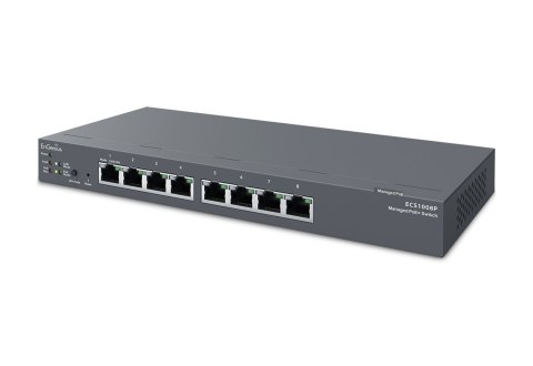 EnGenius Switch zarządz. 8xRJ45 GbE PoE 55W, EnGenius Cloud
