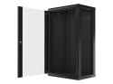 Lanberg Szafa rack Lanberg WF01-6422-10B (22U; 1082mm / 600mm / 450 mm; wisząca; Otwierane; 19''; kolor czarny)