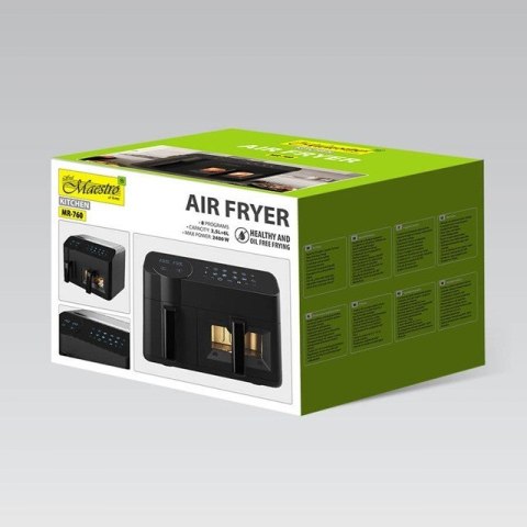 Maestro Frytownica beztłuszczowa 2400W 3,5l MR-760 MAESTRO Maestro Frytownica beztłuszczowa 2400W 3,5l MR-760 MAESTRO