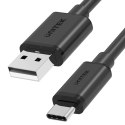 UNITEK UNITEK KABEL USB USB-A — USB-C 50CM, Y-C481BK