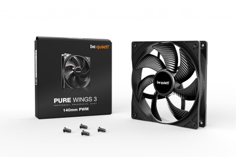 BE QUIET! Wentylator BE QUIET! PURE WINGS 3 140mm PWM BE QUIET! Wentylator BE QUIET! PURE WINGS 3 140mm PWM