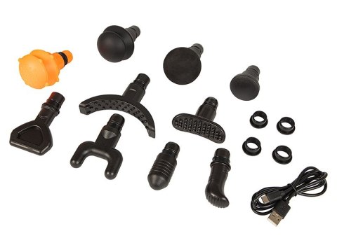 BLOW BLOW PISTOLET DO MASAŻU MASAŻER WAVE 4000 BLACK BLOW BLOW PISTOLET DO MASAŻU MASAŻER WAVE 4000 BLACK