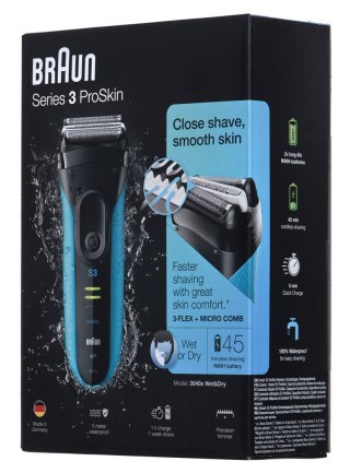 Braun Golarka Braun 3040 (kolor niebieski)
