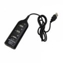 Esperanza Hub Esperanza EA116 (4x USB 2.0; kolor czarny)