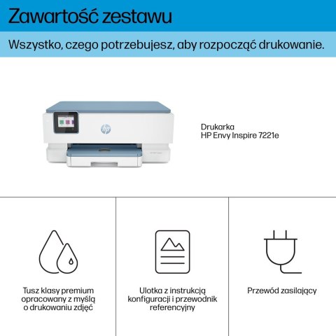 Hewlett-Packard HP Urządzenie Wielof. 7221e ENVY Inspire 2H2N1B Hewlett-Packard HP Urządzenie Wielof. 7221e ENVY Inspire 2H2N1B