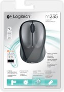 Logitech Mysz Logitech M235 910-002201 (optyczna; 800 DPI; kolor szary)