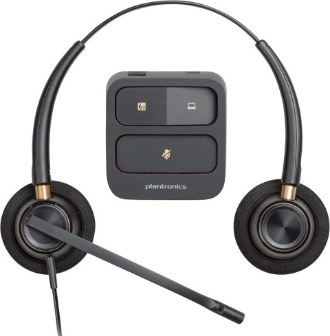 POLY Słuchawki Poly EncorePro HW520 Binaural Wired Headset, USB-A, Black POLY Słuchawki Poly EncorePro HW520 Binaural Wired Headset, USB-A, Black