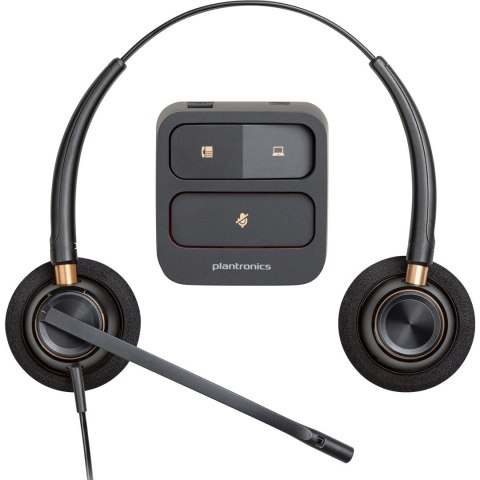 POLY Słuchawki Poly EncorePro HW520 Binaural Wired Headset, USB-A, Black POLY Słuchawki Poly EncorePro HW520 Binaural Wired Headset, USB-A, Black