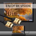 Qoltec QOLTEC KABEL HDMI V2.1 ULTRA HIGH SPEED 8K | 60HZ | 28AWG | GOLD | 2M