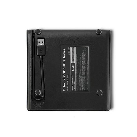 Qoltec QOLTEC NAGRYWARKA DVD-RW ZEWNĘTRZNA | USB 3.0 | CZARNA