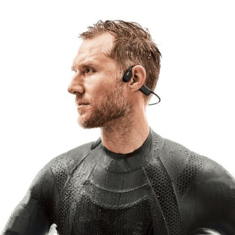 SHOKZ Słuchawki bezprzewodowe kostne Shokz OpenSwim czarne SHOKZ Słuchawki bezprzewodowe kostne Shokz OpenSwim czarne