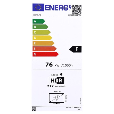 Samsung Telewizor Samsung QE55QN80FAUXXH Neo QLED 55'' 4K Ultra HD 144Hz Tizen Dolby Atmos Srebrny (MODEL 2025) Samsung Telewizor Samsung QE55QN80FAUXXH Neo QLED 55'' 4K Ultra HD 144Hz Tizen Dolby Atmos Srebrny (MODEL 2025)