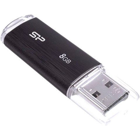 Silicon Power Pendrive Silicon Power Ultima U02 8GB USB 2.0 kolor czarny (SP008GBUF2U02V1K) Silicon Power Pendrive Silicon Power Ultima U02 8GB USB 2.0 kolor czarny (SP008GBUF2U02V1K)