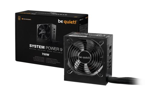 BE QUIET! Zasilacz BE QUIET! SYSTEM POWER 9 BN303 (700 W; Aktywne; 120 mm) BE QUIET! Zasilacz BE QUIET! SYSTEM POWER 9 BN303 (700 W; Aktywne; 120 mm)