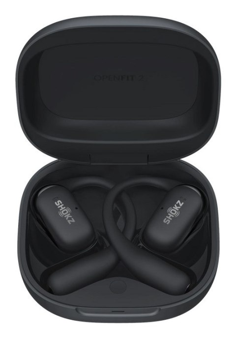 SHOKZ Słuchawki bezprzewodowe Shokz OpenFit 2 Black SHOKZ Słuchawki bezprzewodowe Shokz OpenFit 2 Black