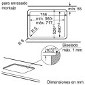 Siemens Płyta gazowa SIEMENS EP7A6QB90