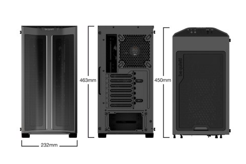 BE QUIET! OBUDOWA BE QUIET! PURE BASE 500 FX BLACK BE QUIET! OBUDOWA BE QUIET! PURE BASE 500 FX BLACK