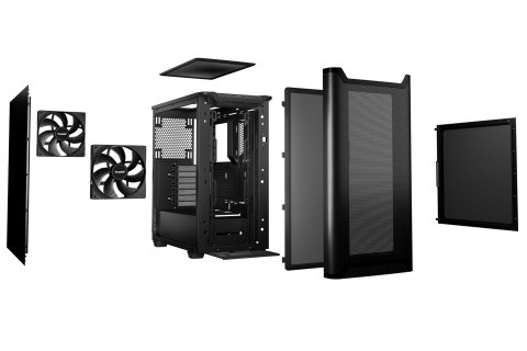 BE QUIET! OBUDOWA BE QUIET! PURE BASE 501 Airflow Black BE QUIET! OBUDOWA BE QUIET! PURE BASE 501 Airflow Black