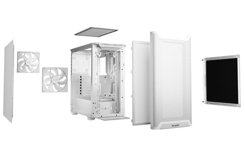 BE QUIET! OBUDOWA BE QUIET! PURE BASE 501 Airflow White BE QUIET! OBUDOWA BE QUIET! PURE BASE 501 Airflow White