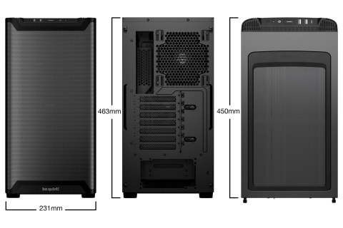 BE QUIET! OBUDOWA BE QUIET! PURE BASE 501 Airflow Window Black BE QUIET! OBUDOWA BE QUIET! PURE BASE 501 Airflow Window Black